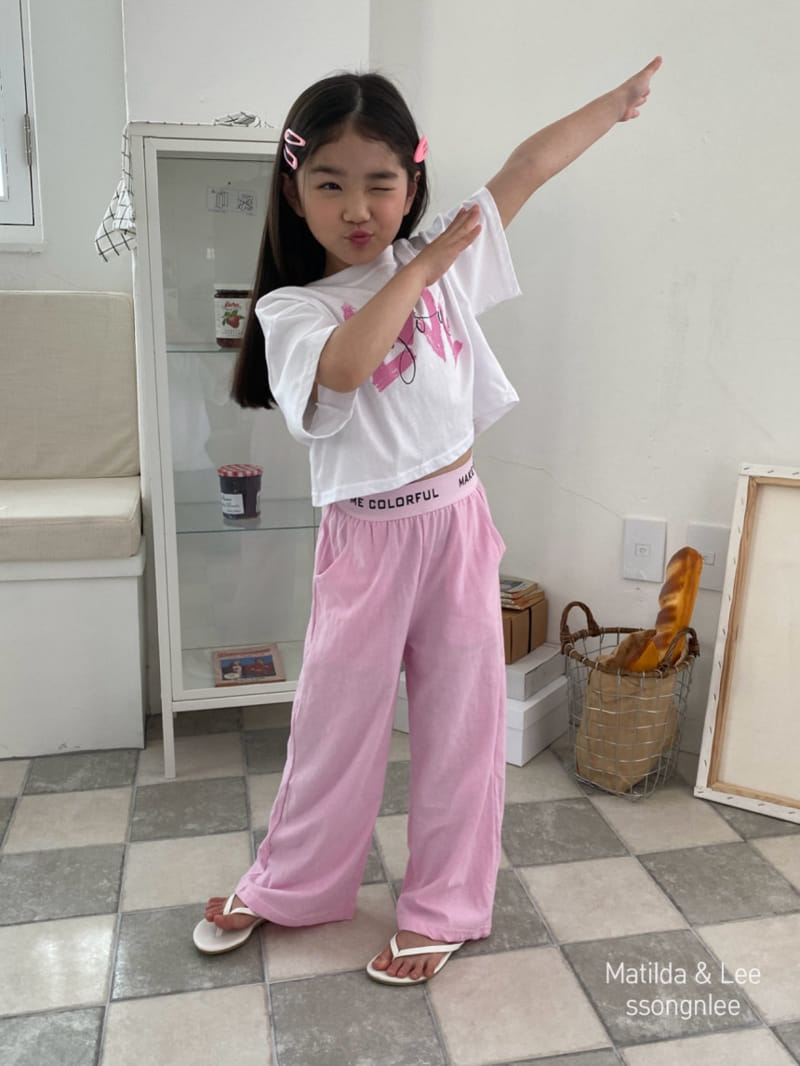 Matilda & Lee - Korean Children Fashion - #todddlerfashion - Painting Crop Tee - 2