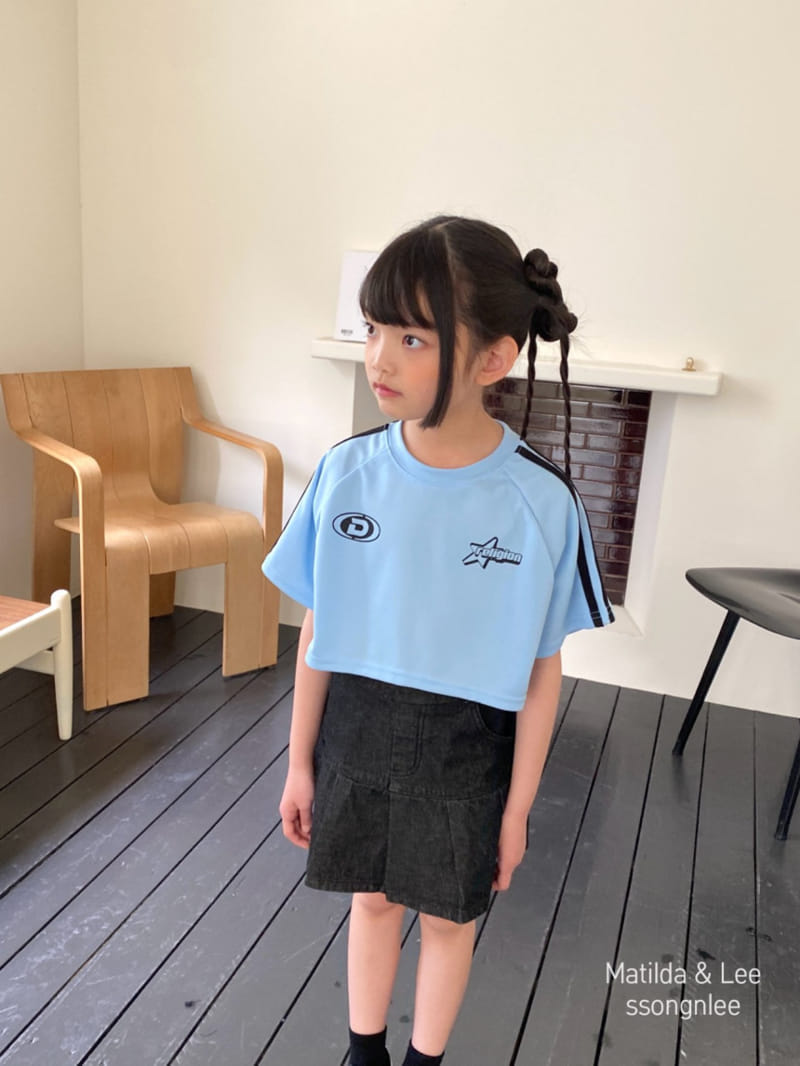 Matilda & Lee - Korean Children Fashion - #toddlerclothing - Mesh Tape Crop Tee - 5