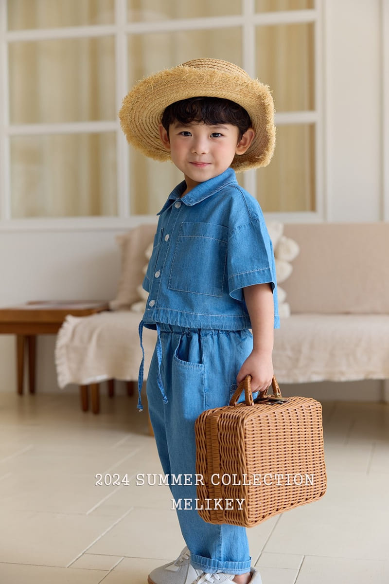 Melikey - Korean Children Fashion - #Kfashion4kids - Hajji  Denim Pants - 6