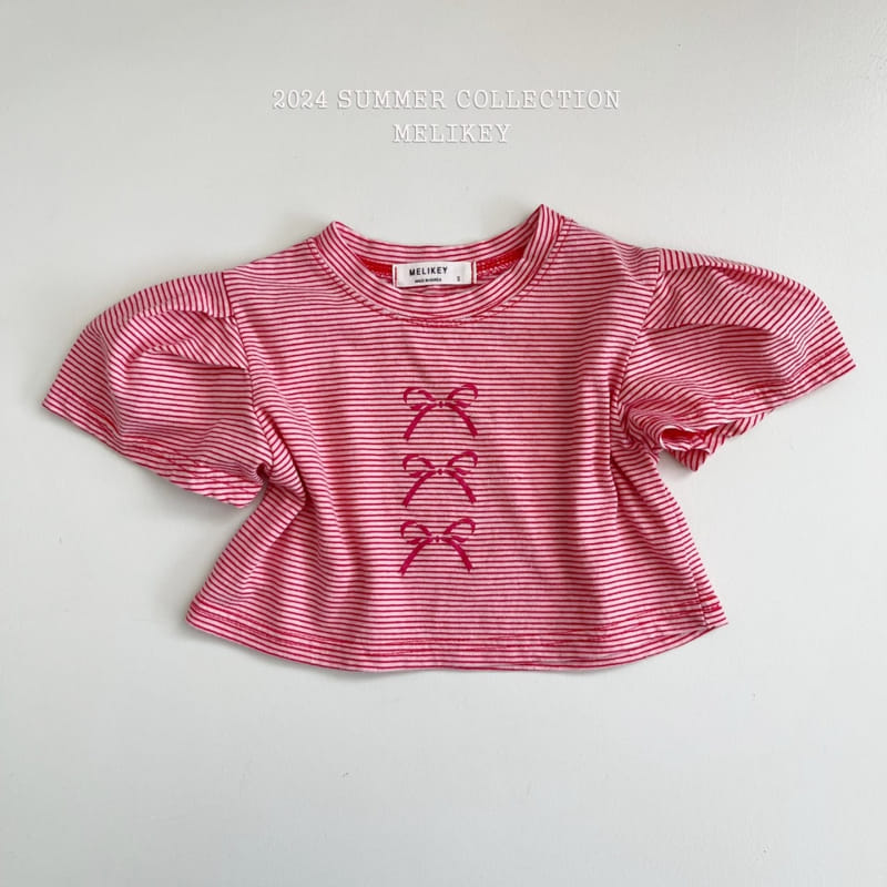 Melikey - Korean Children Fashion - #Kfashion4kids - Three Ribbon Tee - 3