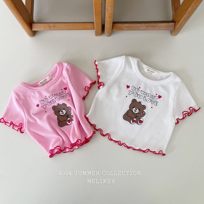 Melikey - Korean Children Fashion - #childofig - Love Bear Tee - 2