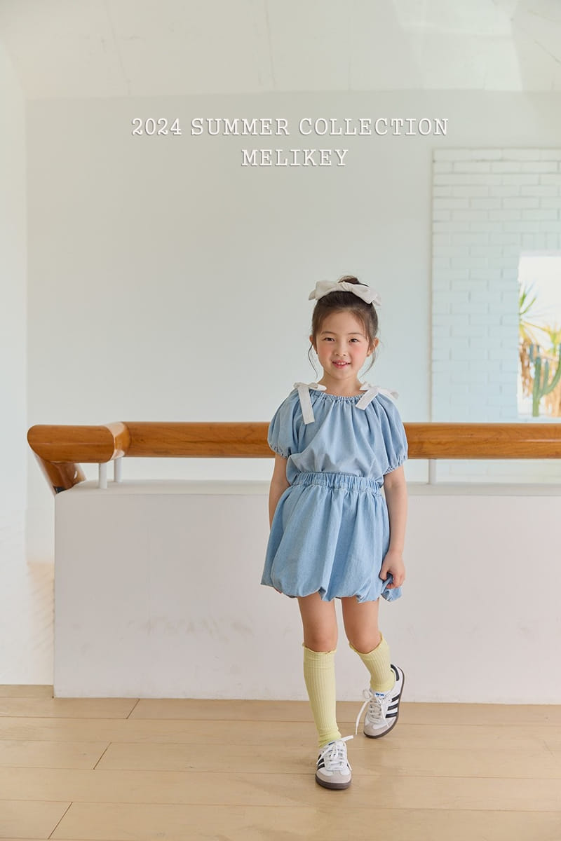 Melikey - Korean Children Fashion - #childofig - Denim Pumpkin Skirt - 10