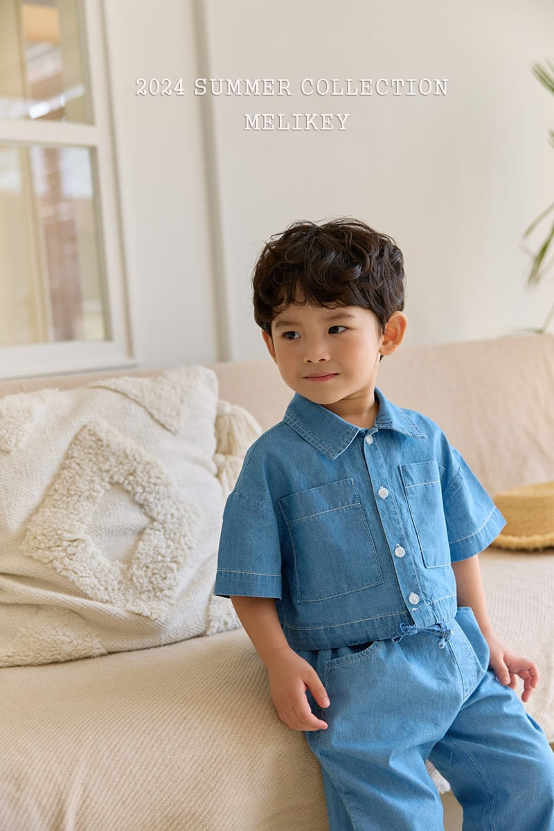 Melikey - Korean Children Fashion - #childrensboutique - Big Pocket String Shirt - 11