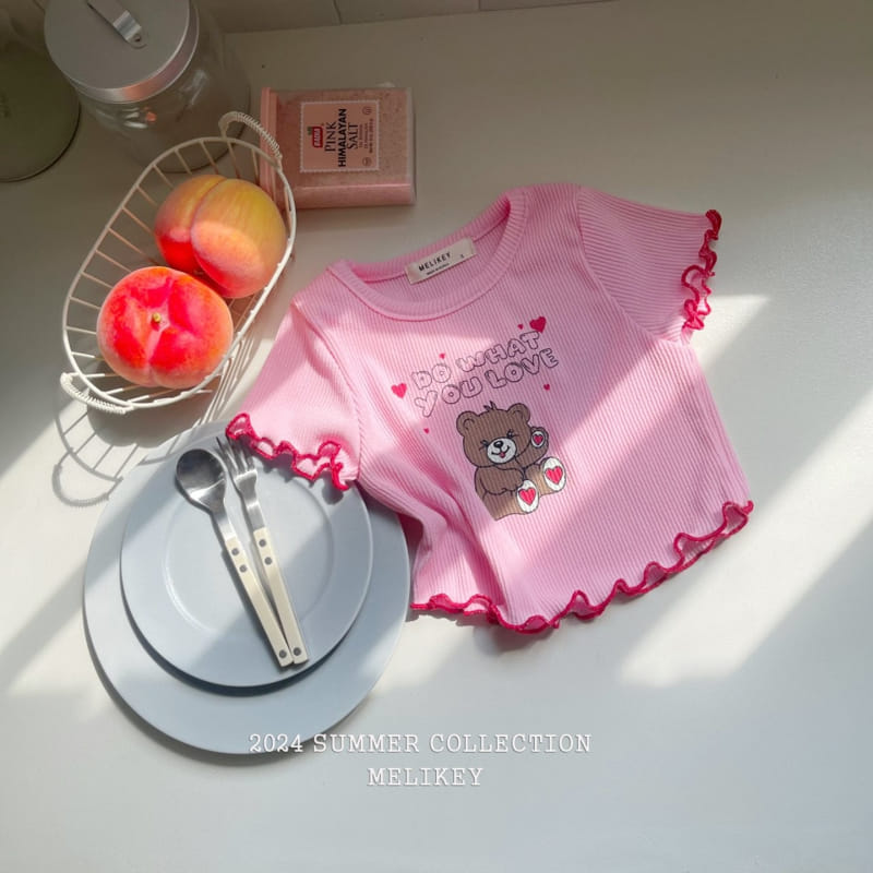 Melikey - Korean Children Fashion - #childrensboutique - Love Bear Tee - 3