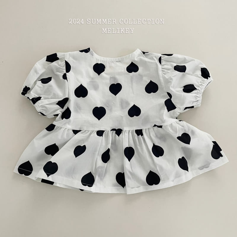 Melikey - Korean Children Fashion - #discoveringself - Two Ribbon Blouse - 3