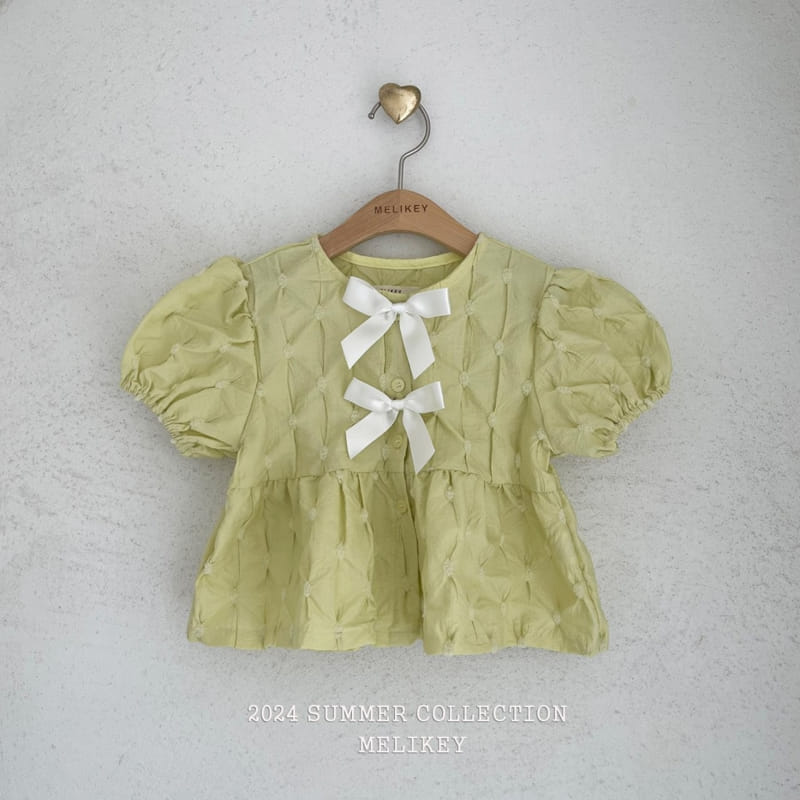 Melikey - Korean Children Fashion - #discoveringself - Two Ribbon Blouse - 4