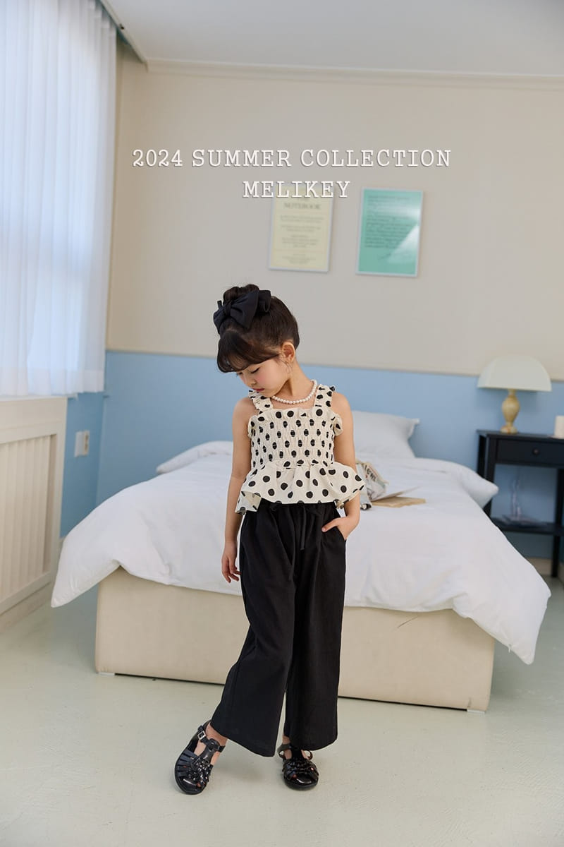 Melikey - Korean Children Fashion - #fashionkids - Dot Tucking Blouse - 5