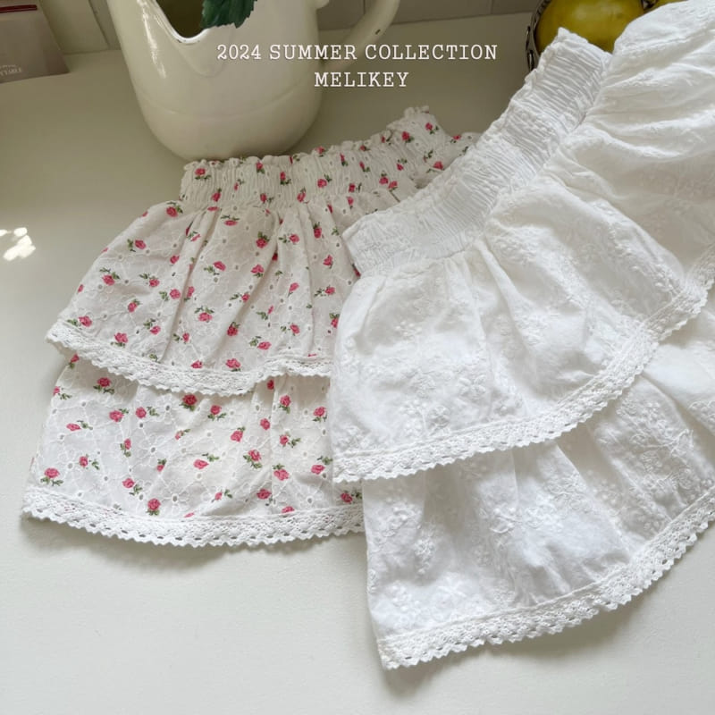 Melikey - Korean Children Fashion - #fashionkids - Lace Kan Kan Skirt