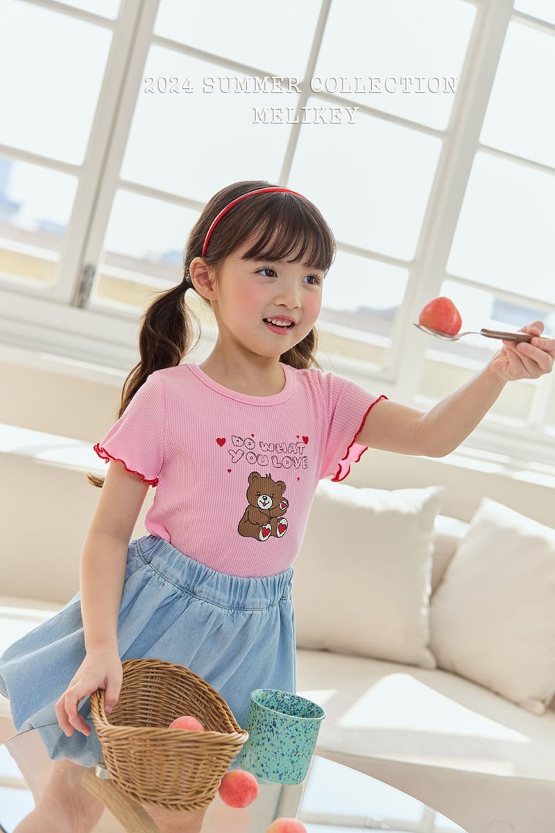 Melikey - Korean Children Fashion - #littlefashionista - Love Bear Tee - 11