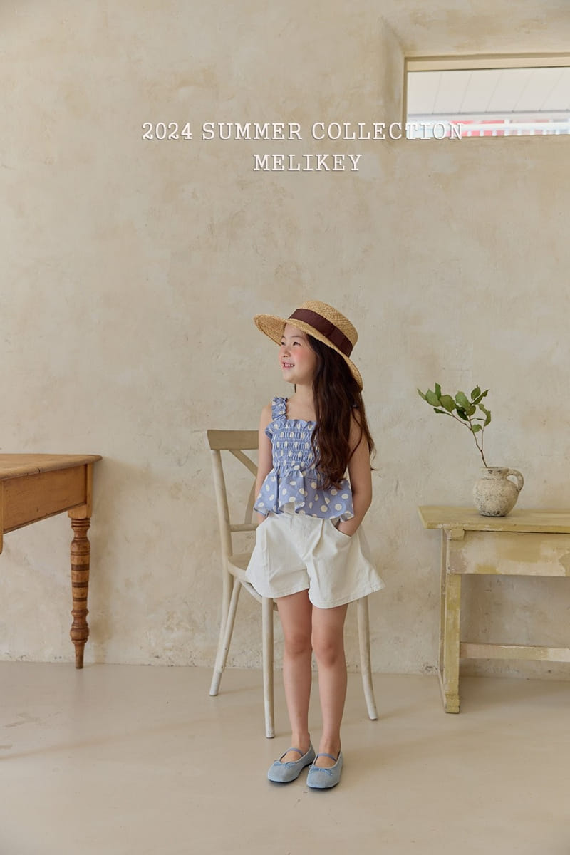 Melikey - Korean Children Fashion - #littlefashionista - Dot Tucking Blouse - 10