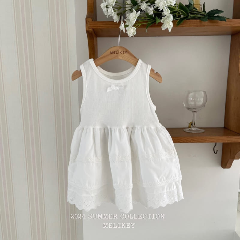 Melikey - Korean Children Fashion - #Kfashion4kids - Sleeveless Kan Kan One-Piece - 4