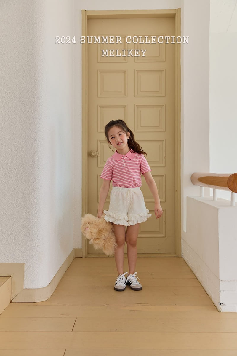 Melikey - Korean Children Fashion - #magicofchildhood - Pol Terry Collar Tee - 11