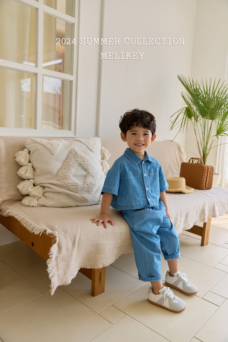 Melikey - Korean Children Fashion - #magicofchildhood - Hajji  Denim Pants - 8