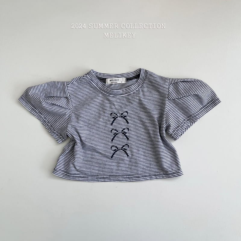 Melikey - Korean Children Fashion - #magicofchildhood - Three Ribbon Tee - 5