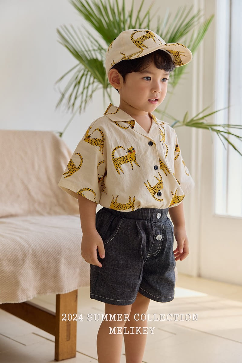 Melikey - Korean Children Fashion - #minifashionista - Cheetah Short Sleeve Shirt - 9