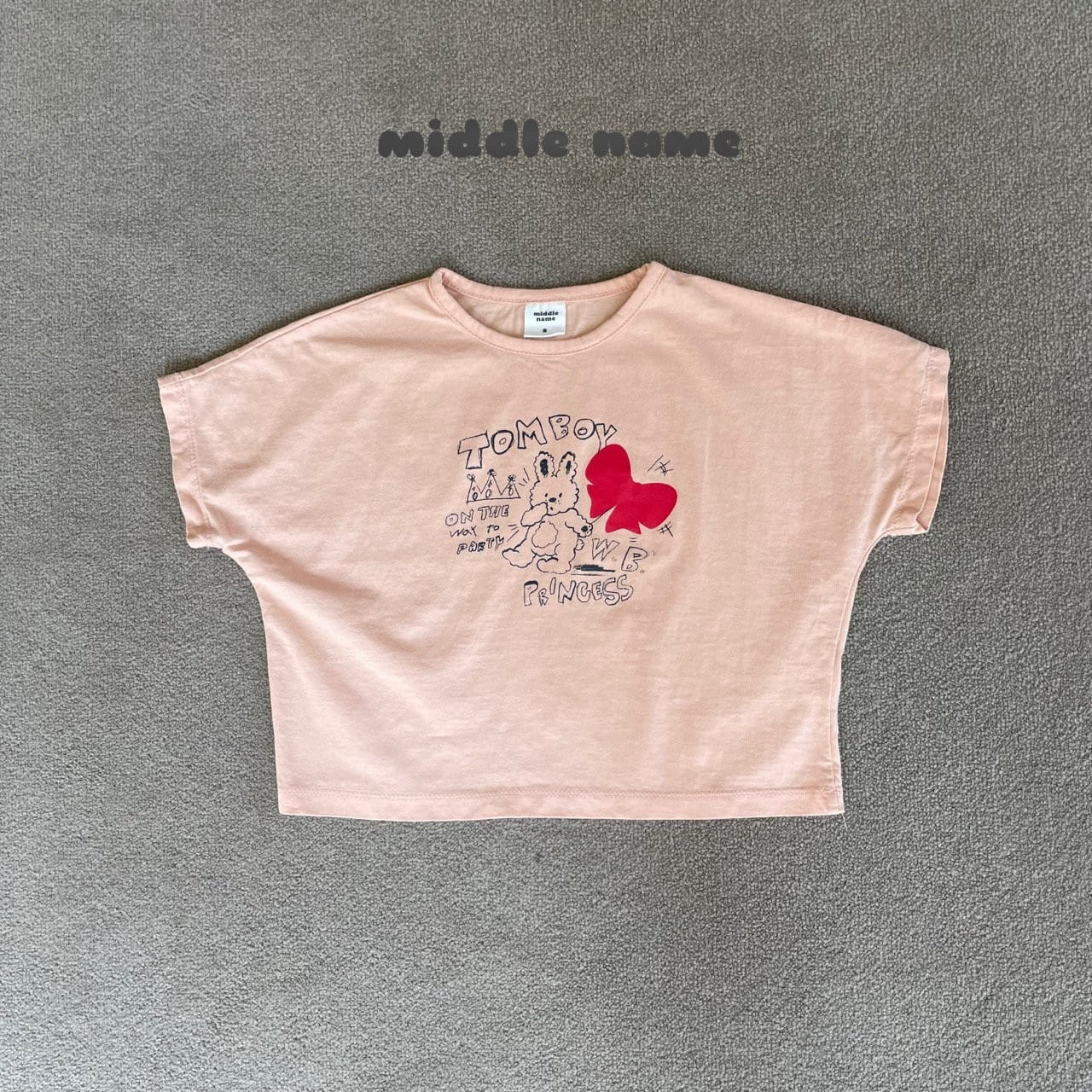 Middle Name - Korean Children Fashion - #designkidswear - Ribbon Rabbit Tee - 2