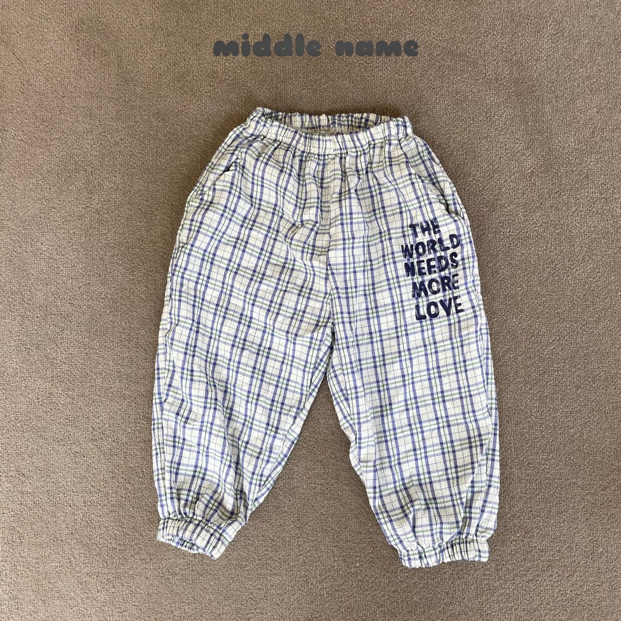 Middle Name - Korean Children Fashion - #kidsstore - Love Jogger Pants - 2