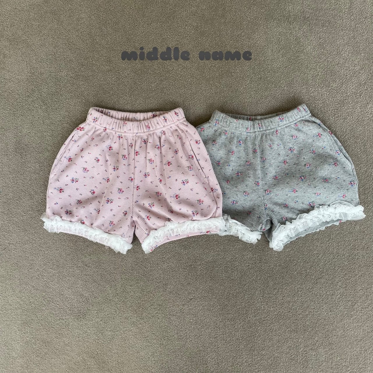 Middle Name - Korean Children Fashion - #magicofchildhood - Waffle Lace Pants