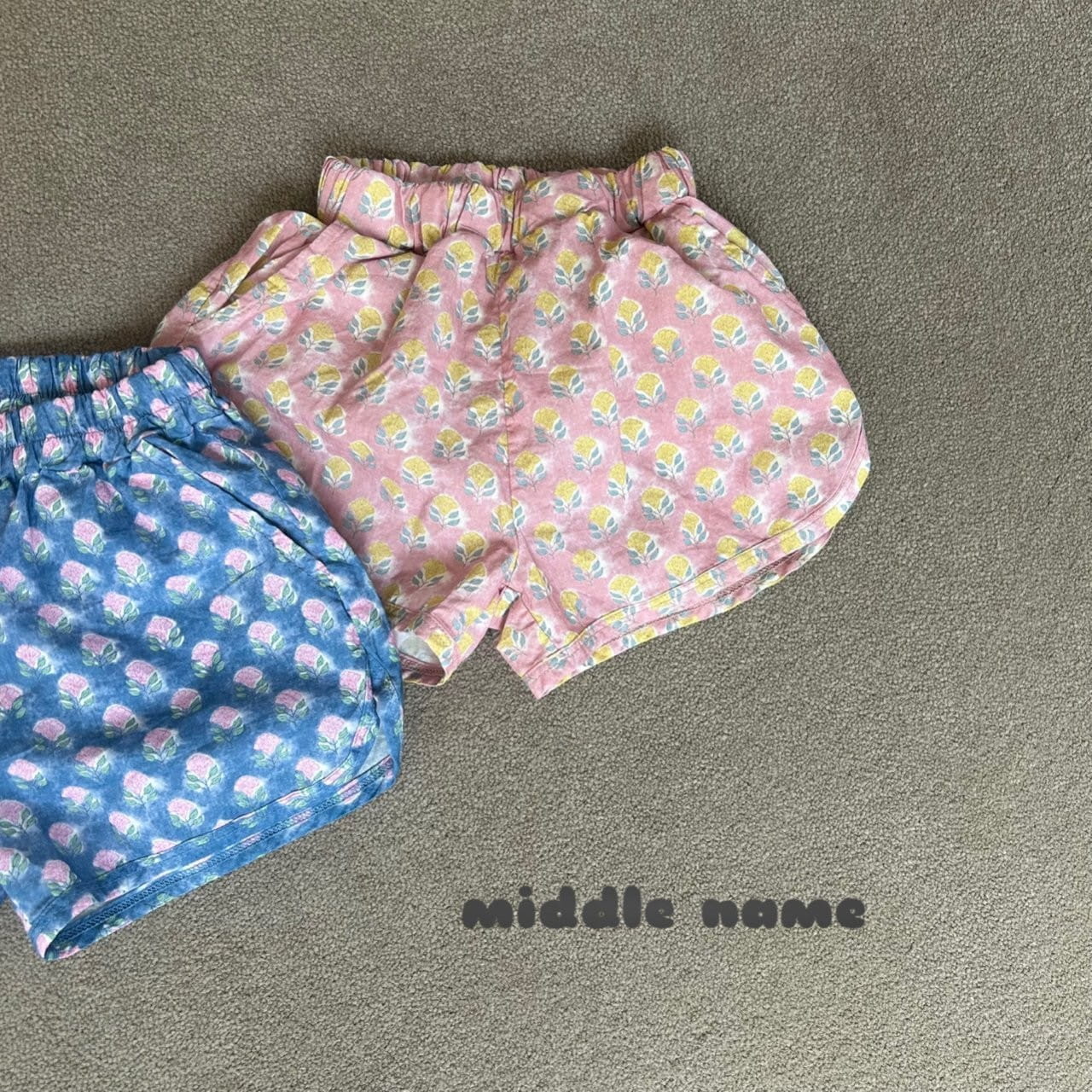 Middle Name - Korean Children Fashion - #stylishchildhood - Vintage Flower Piping Pants - 3