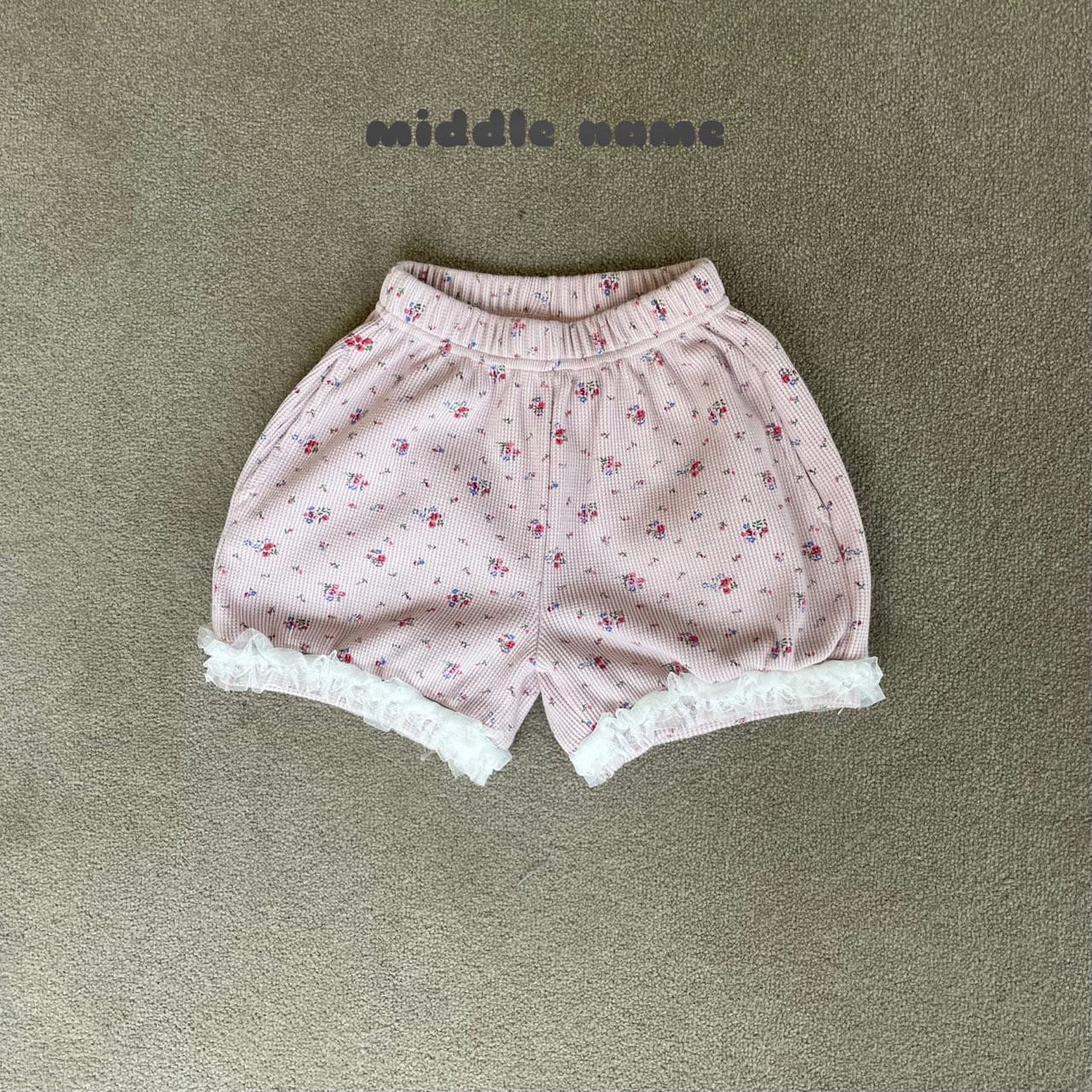 Middle Name - Korean Children Fashion - #prettylittlegirls - Waffle Lace Pants - 4