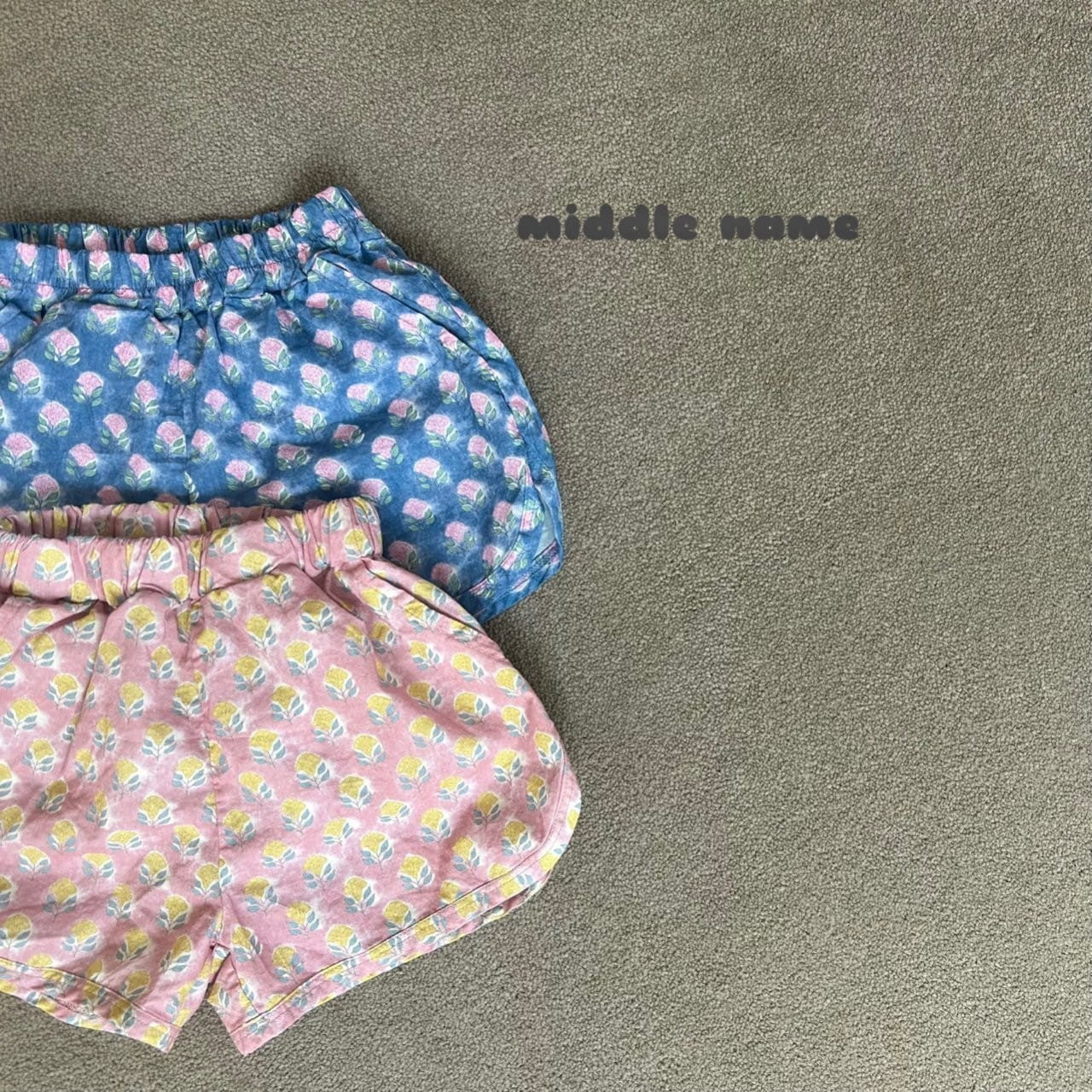 Middle Name - Korean Children Fashion - #todddlerfashion - Vintage Flower Piping Pants