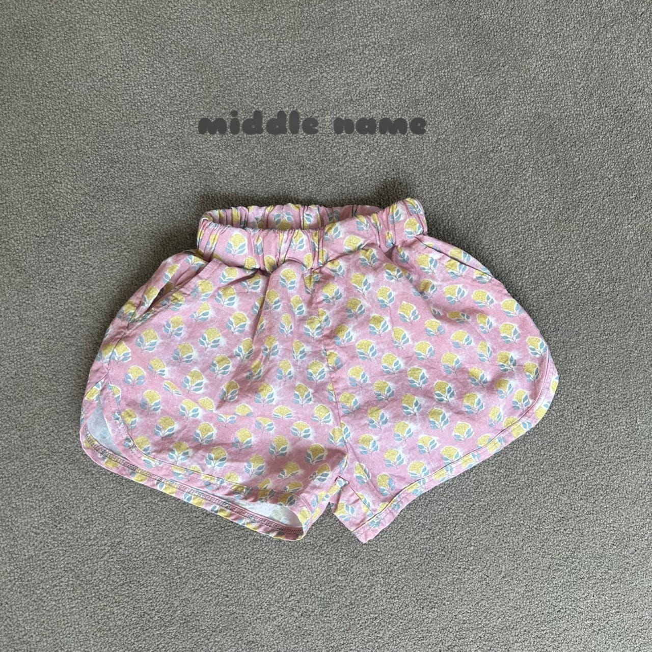 Middle Name - Korean Children Fashion - #toddlerclothing - Vintage Flower Piping Pants - 2