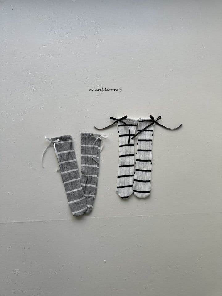 Mienbloom B - Korean Baby Fashion - #onlinebabyboutique - ST Ribbon Socks