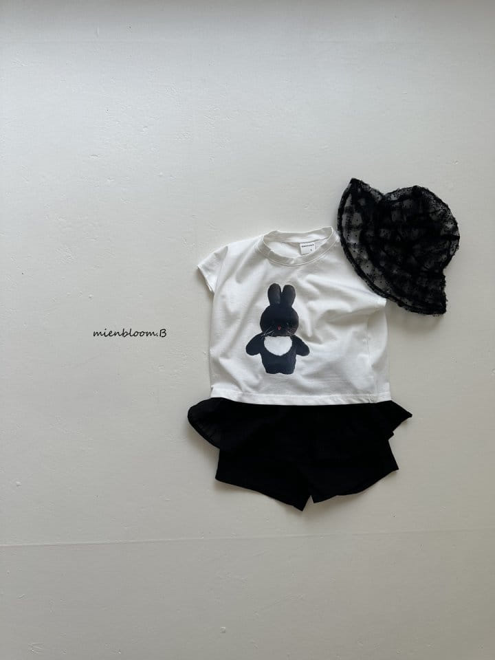 Mienbloom B - Korean Children Fashion - #childrensboutique - Rabbit Paint Tee - 10