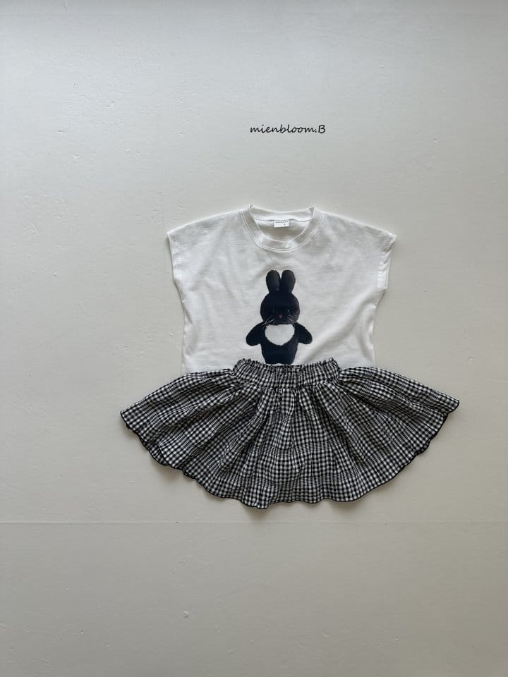 Mienbloom B - Korean Children Fashion - #designkidswear - Rabbit Paint Tee - 11