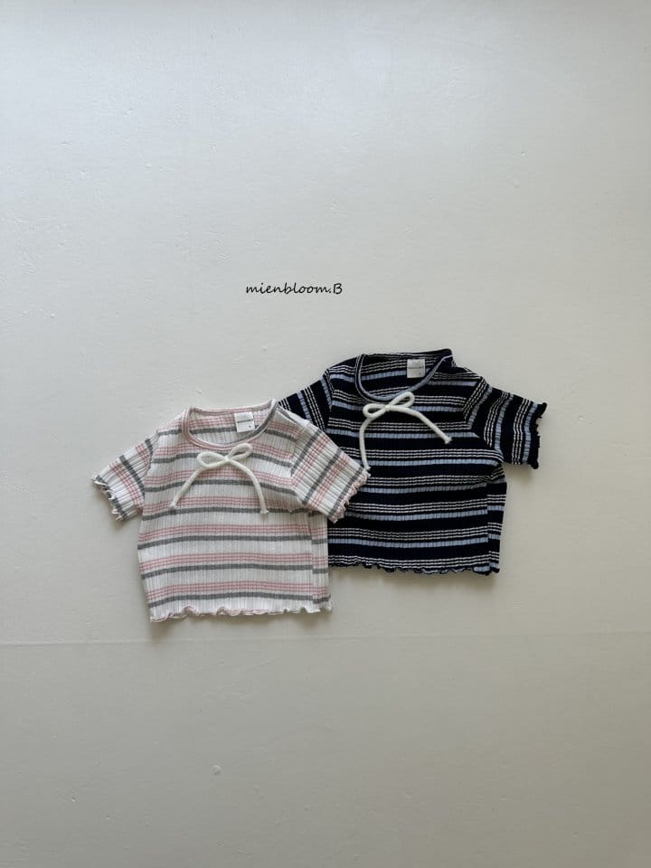 Mienbloom B - Korean Children Fashion - #discoveringself - Knit ST Tee - 2