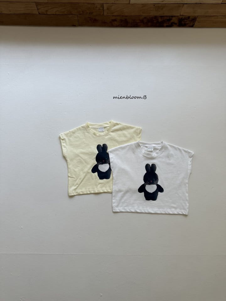 Mienbloom B - Korean Children Fashion - #kidzfashiontrend - Rabbit Paint Tee - 2