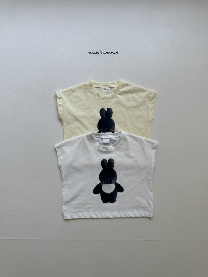 Mienbloom B - Korean Children Fashion - #Kfashion4kids - Rabbit Paint Tee - 4