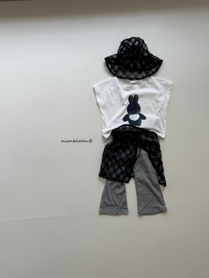 Mienbloom B - Korean Children Fashion - #minifashionista - Rabbit Paint Tee - 6