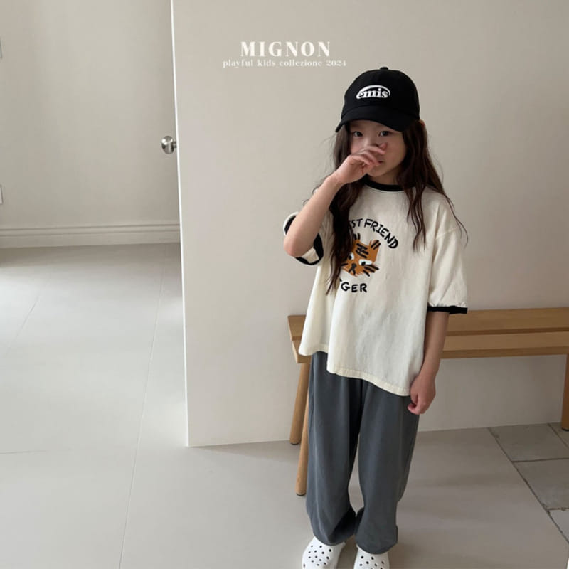 Mignon - Korean Children Fashion - #designkidswear - Lange Crop Tee - 7