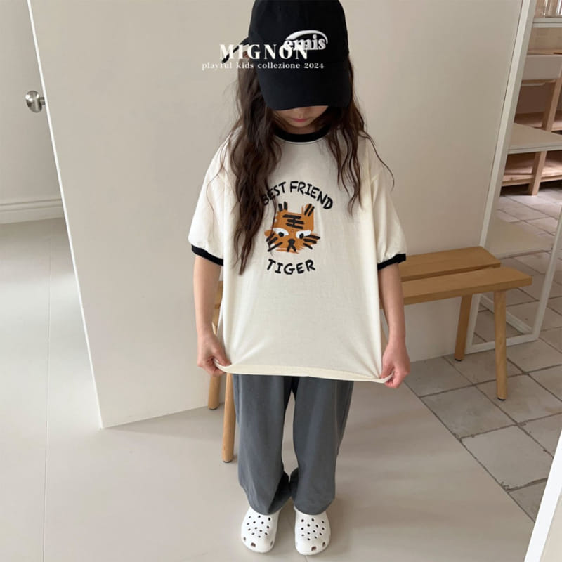 Mignon - Korean Children Fashion - #discoveringself - Lange Crop Tee - 8