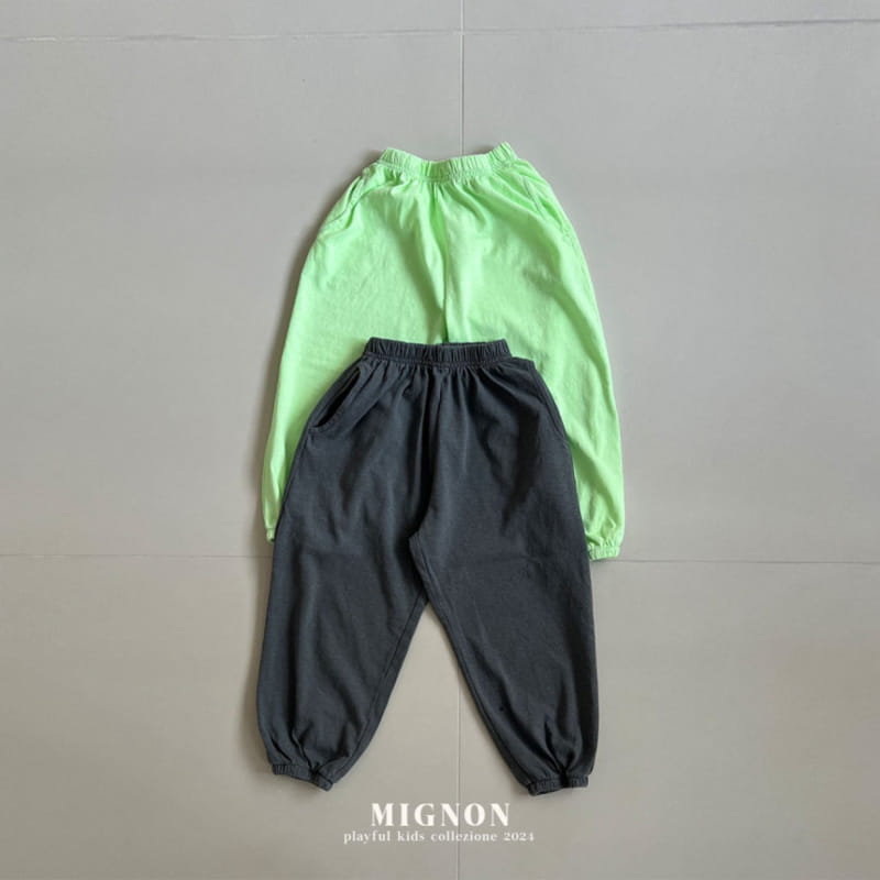 Mignon - Korean Children Fashion - #fashionkids - Pigment Jogger Pants - 2