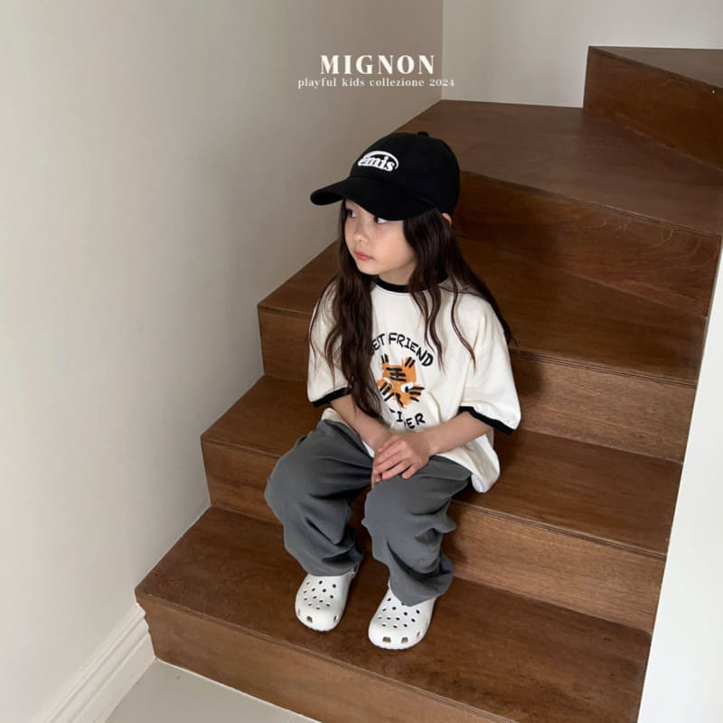 Mignon - Korean Children Fashion - #kidsstore - Lange Crop Tee - 11