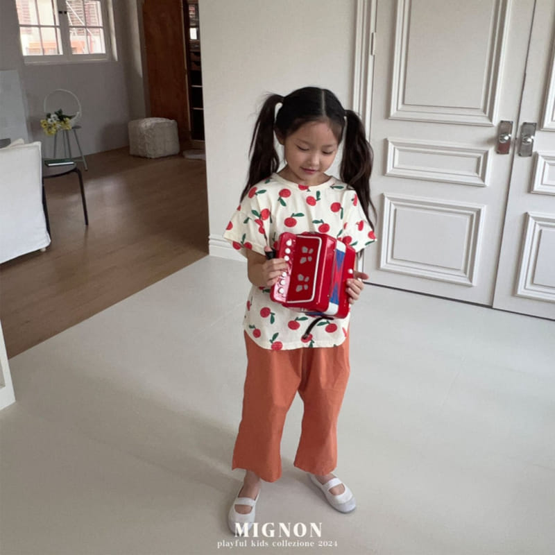 Mignon - Korean Children Fashion - #littlefashionista - New Apple Tee - 3