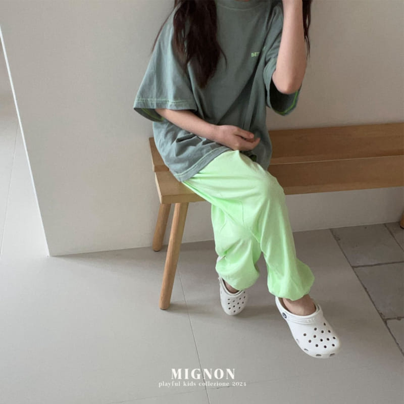 Mignon - Korean Children Fashion - #magicofchildhood - Pigment Jogger Pants - 8