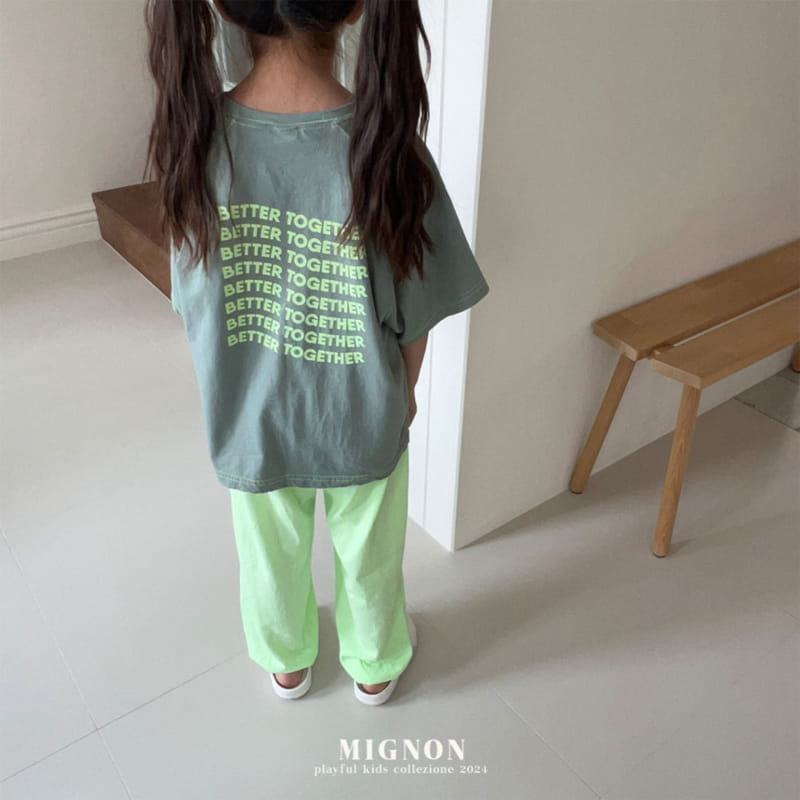 Mignon - Korean Children Fashion - #minifashionista - Pigment Jogger Pants - 9