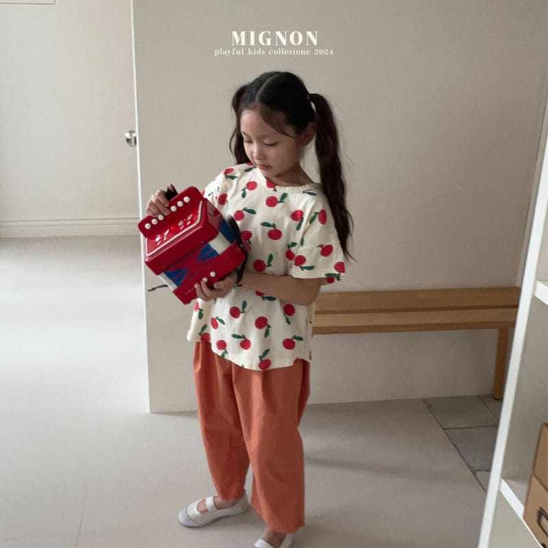 Mignon - Korean Children Fashion - #minifashionista - New Apple Tee - 5