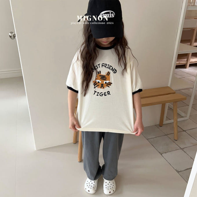 Mignon - Korean Children Fashion - #prettylittlegirls - Lange Crop Tee