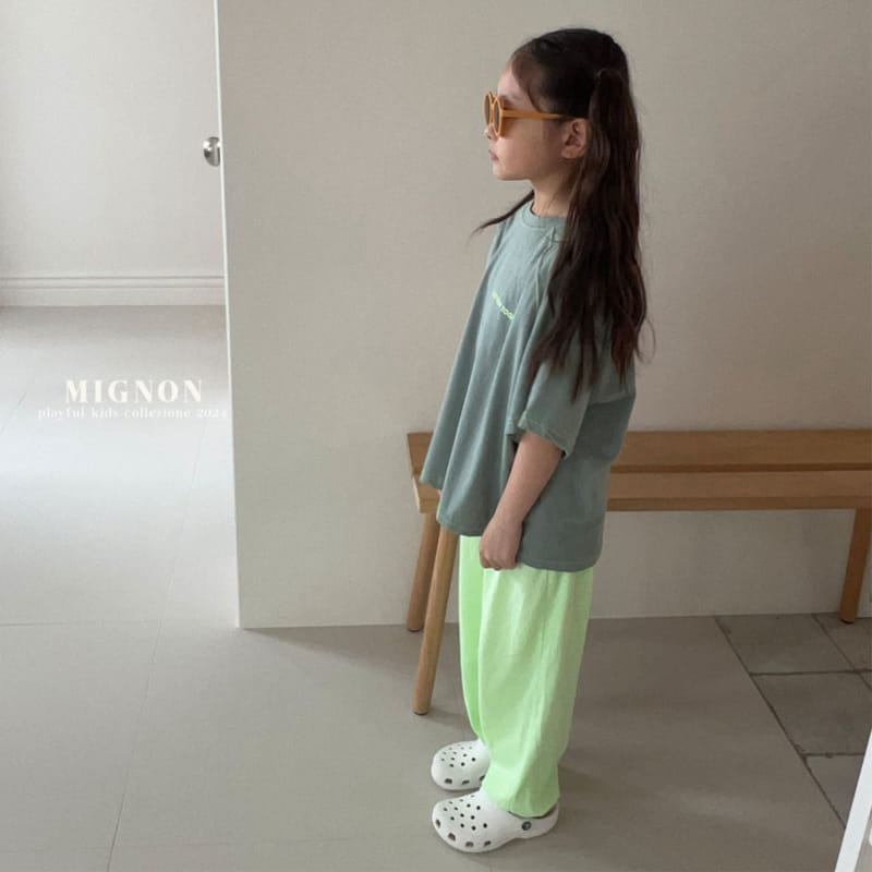 Mignon - Korean Children Fashion - #prettylittlegirls - Pigment Jogger Pants - 10