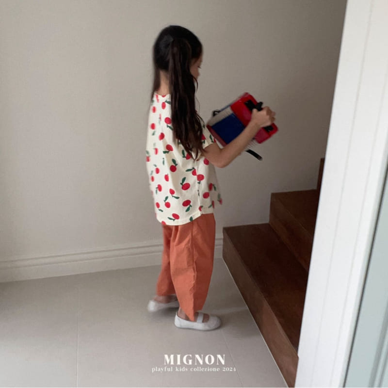 Mignon - Korean Children Fashion - #prettylittlegirls - New Apple Tee - 6