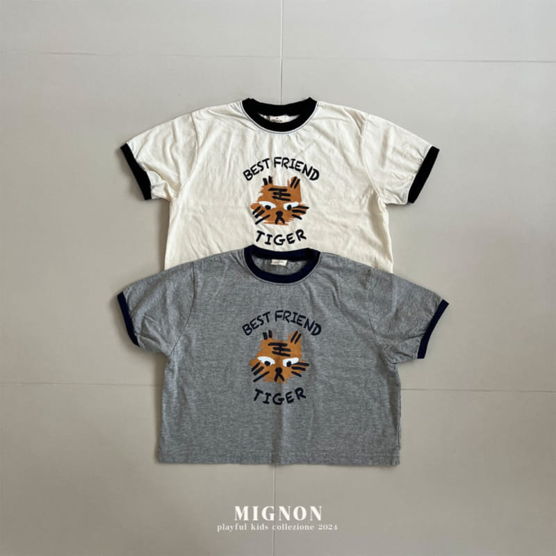 Mignon - Korean Children Fashion - #todddlerfashion - Lange Crop Tee - 2