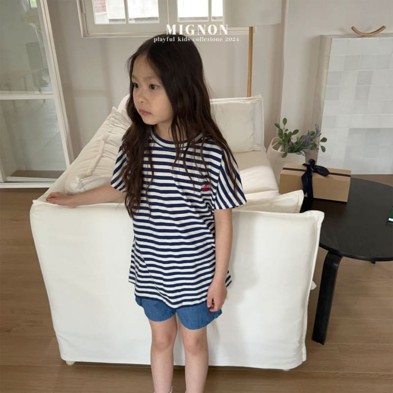 Mignon - Korean Children Fashion - #todddlerfashion - Marine Tee - 8