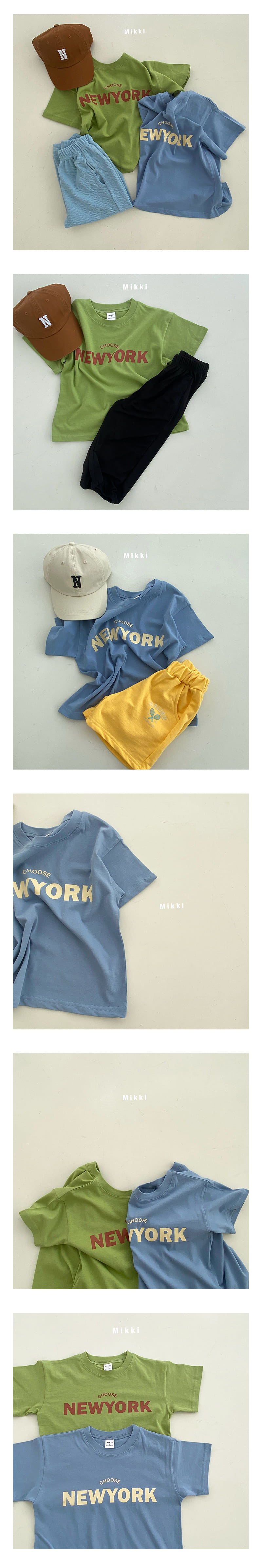 Mikki - Korean Children Fashion - #childofig - Chews New York Short Sleeve Tee With Mom - 2