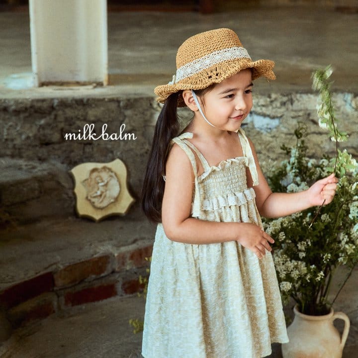 Milk Balm - Korean Children Fashion - #designkidswear - Bliss Smoking One-Piece - 8