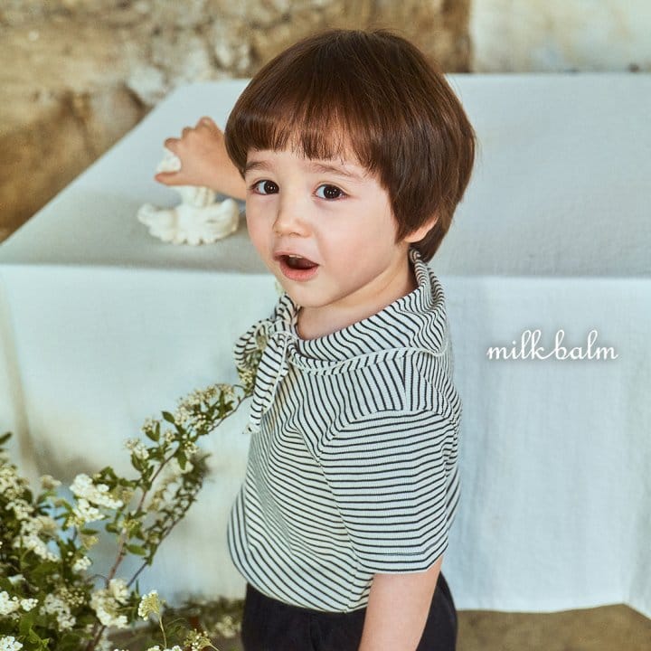 Milk Balm - Korean Children Fashion - #kidsstore - Milk Marine Tee - 8