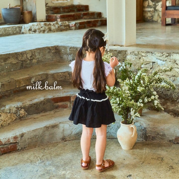 Milk Balm - Korean Children Fashion - #kidzfashiontrend - Anna Smoking Skirt - 11